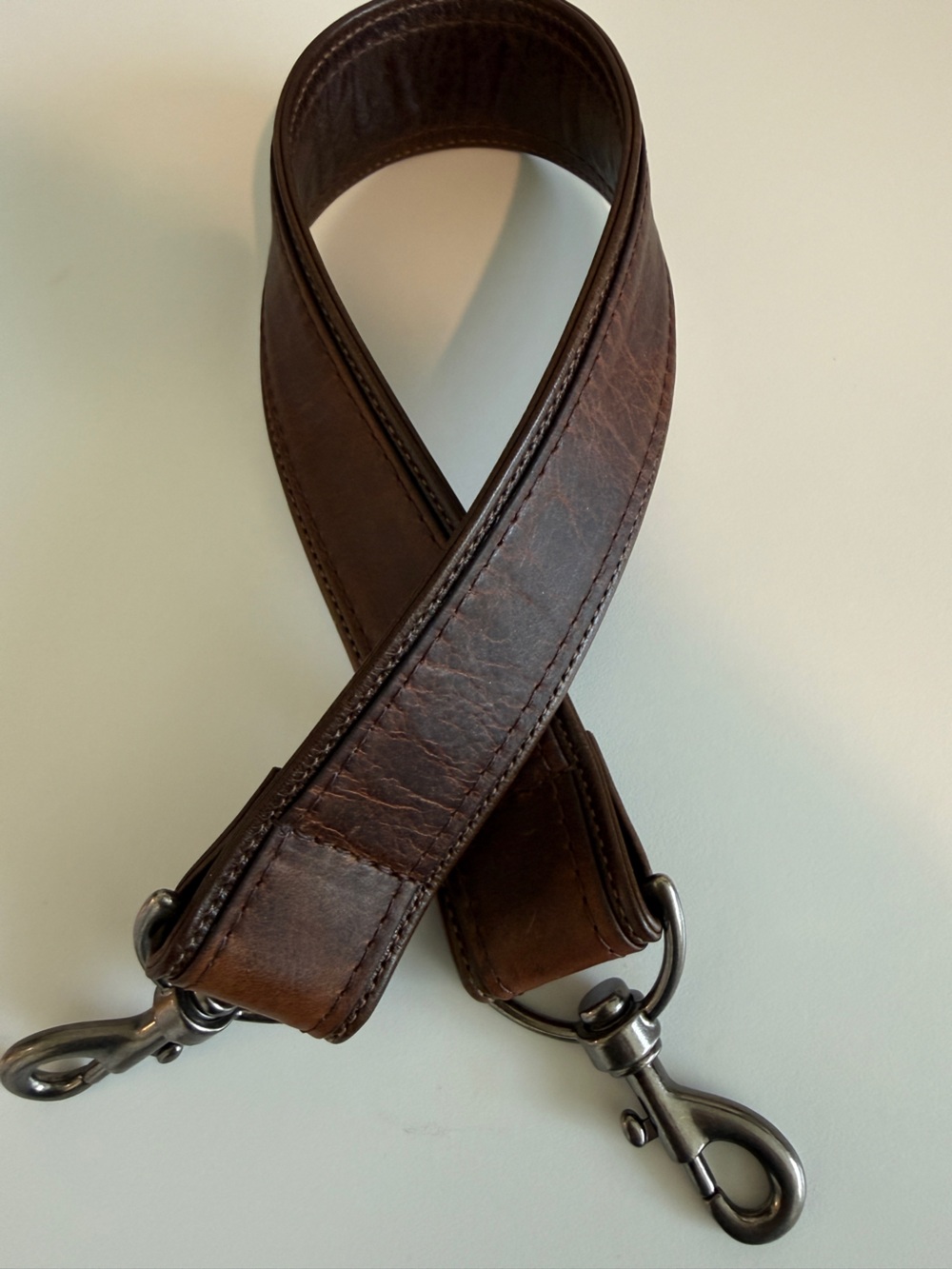 Rough & Tumble Leather Shoulder  Strap  Bag - Brown
